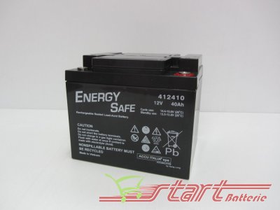 AGM 12V 40Ah 900A Energy Safe Power